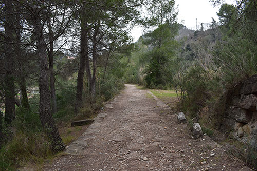 Antic traçat línia del Cremallera de Montserrat
