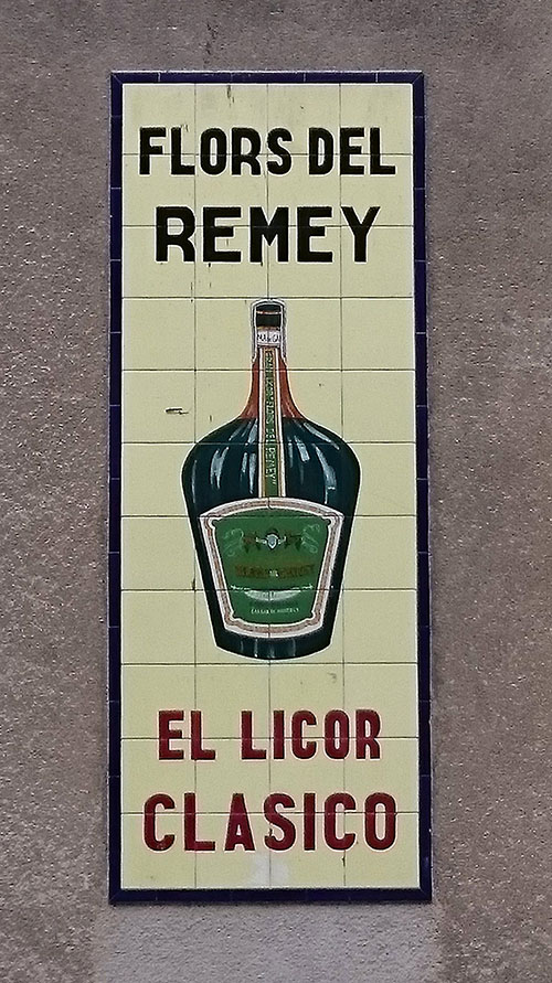 Rètol destil·leries La vallesana