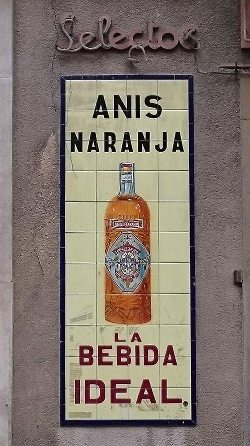 Rètol destil·leries La vallesana