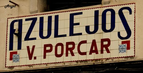 Rètol Azulejos Y. Porcar