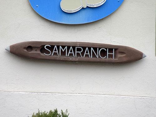 Rètol Can Samaranch