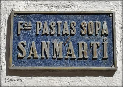 Rètol Pastas Sanmartí