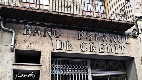 Rètol Banco Español de Crédito