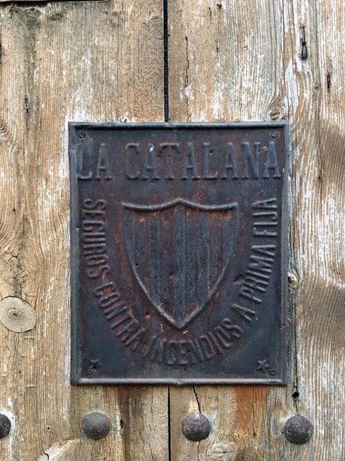 Placa assegurances La Catalana