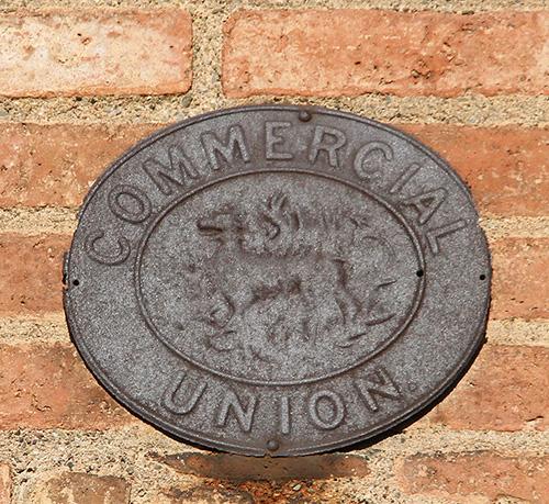Placa assegurances Commercial Union