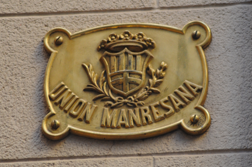 Placa assegurances Unión Manresana