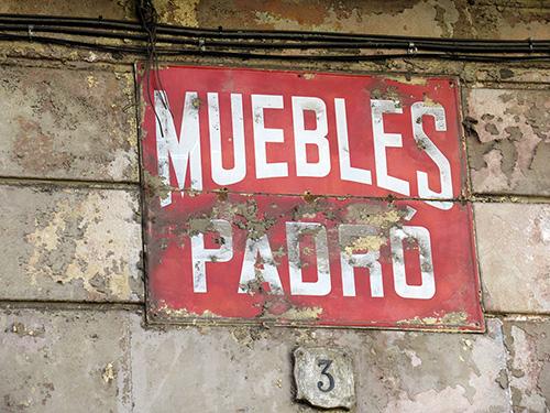 Rètol Mobles Padró