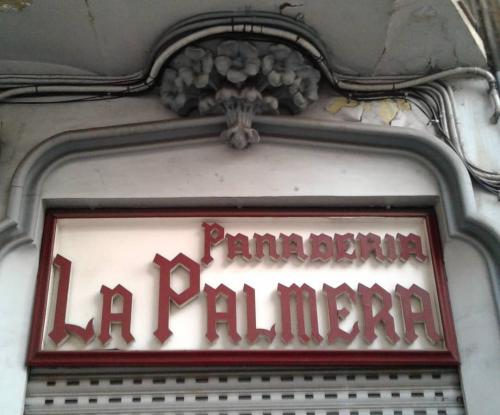 Rètol Panaderia La Palmera