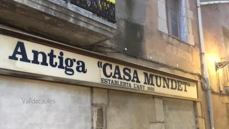 Rètol Antiga Casa Mundet