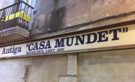 Rètol Antiga Casa Mundet