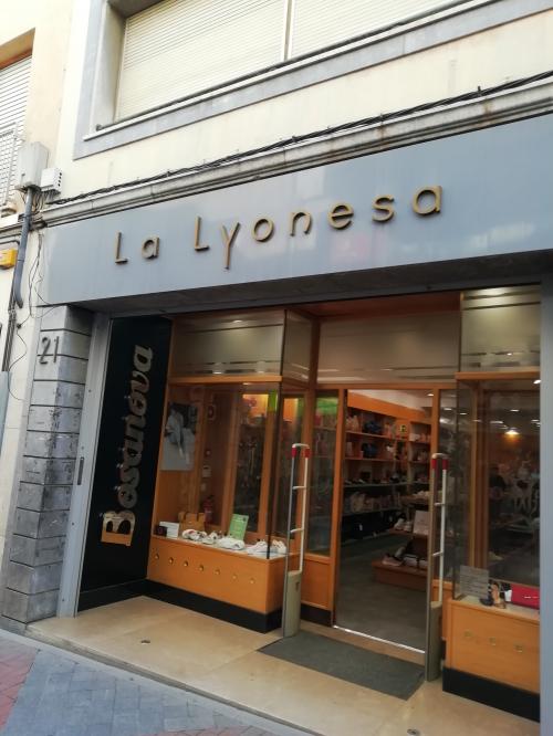 Rètol pastisseria La Lyonesa