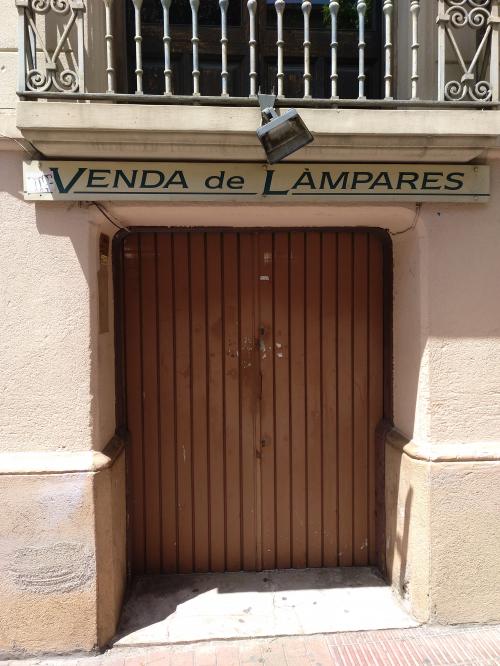 Rètol Venda de lampares