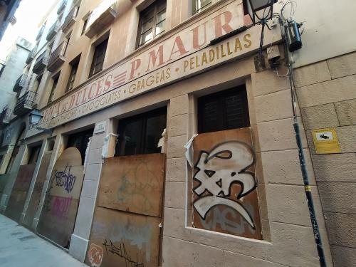 Rètol Fábrica de dulces P. Mauri