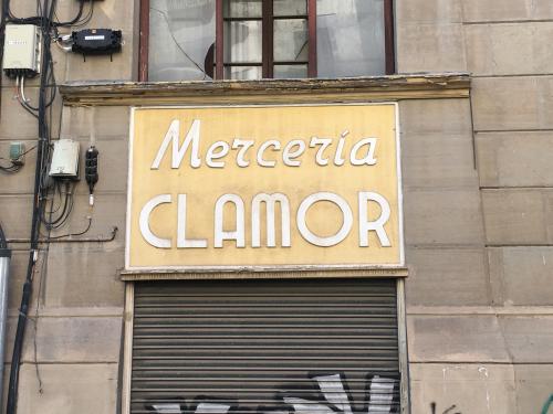 Rètol Merceria Clamor