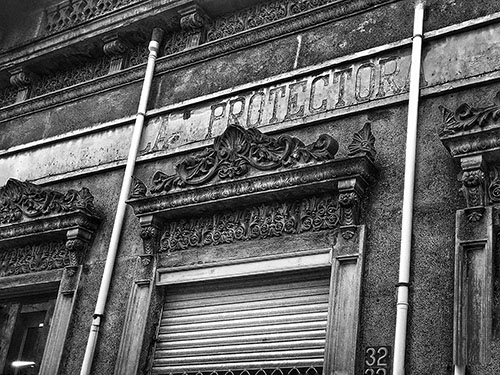 Rètol antiga Cooperativa La Protectora